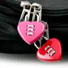 Heart Padlock Code 3 Numbers Password Combination Heart Shape Safety Love Zinc Alloy Luggage Box Lock Household Accessories 1