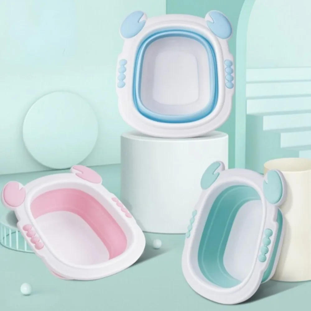 

Children Washbasin Baby Products Baby Bath Tub Portable Folding Washbasin Baby Basin Newborn Washbasin Bañera Tina De Baño Beby