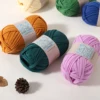 1pc 100g Thick Cloth Yarn Soft Colored Yarn for Hand Knitting Woven Bag Carpet DIY Hand-knitted Material 1