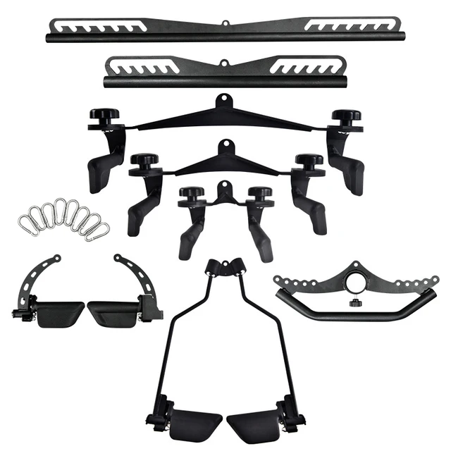 ジム エクササイズ ハンドル,1組360度回転 | ホームジム フィットネス グリップ ハンドル - プーリー バーベル 懸垂バー GOIMU  ホームジム M1ワークアウトステーション 150ポンドのウェイトスタック付き 多機能ホームジム機器 プーリーシステム付き SunHome 多機能ホーム  ... プルアップ ハンドル - 360度 回転 アタッチメント - ホームジム フィットネス グリップ ハンドル | アスリート 女性 男