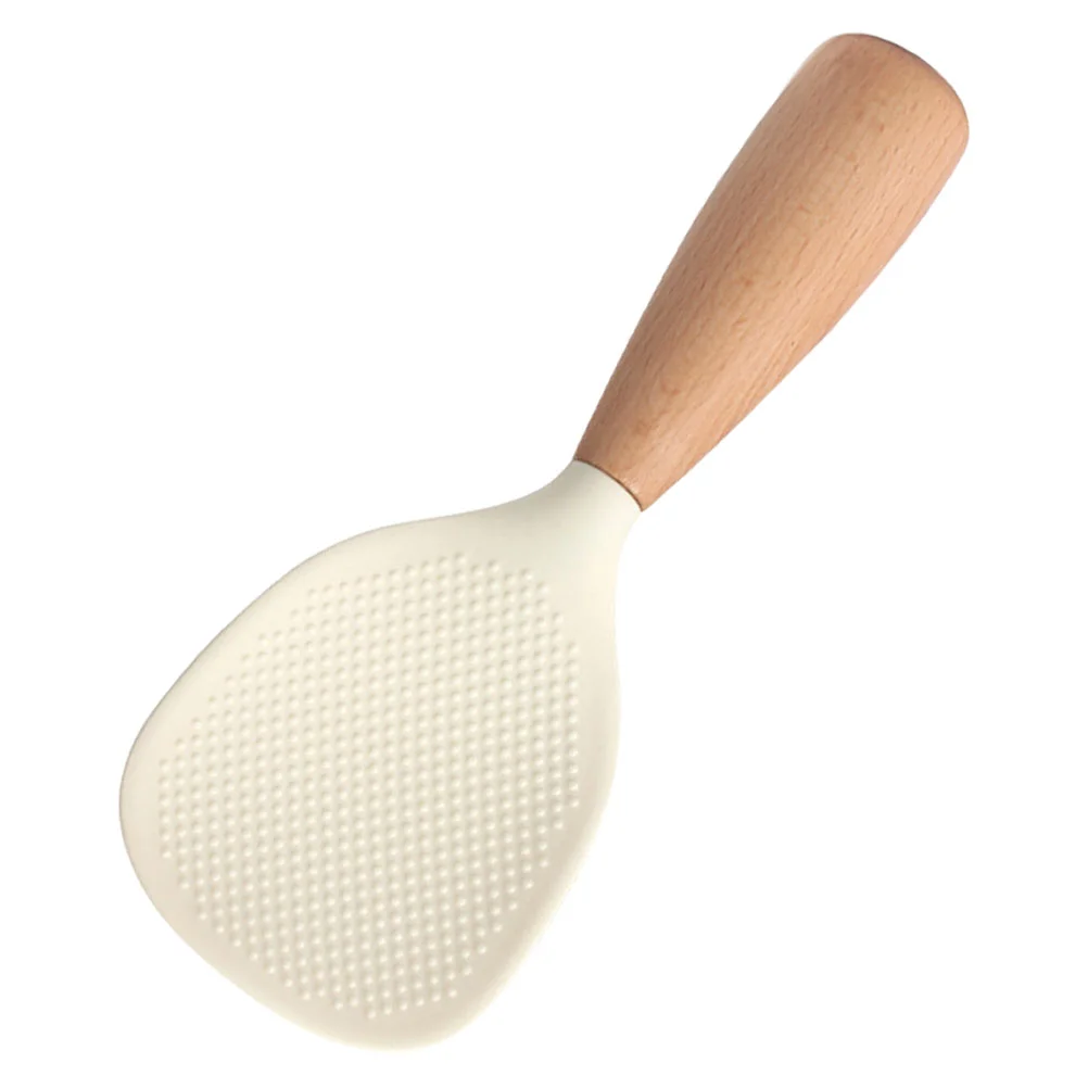 

Rice Spoon Wood Scoops Table Spoons Kitchen Standing Wooden Multifunctional Tool