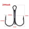 10PCS Fishing Hooks High Carbon Steel Goods Equipment Sea Accessories Offshore Angling Offset for Lure Tackle Tools Carp 2
