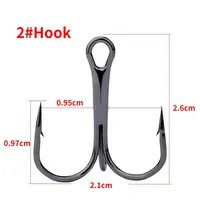 10PCS Fishing Hooks High Carbon Steel Goods Equipment Sea Accessories Offshore Angling Offset for Lure Tackle Tools Carp 2