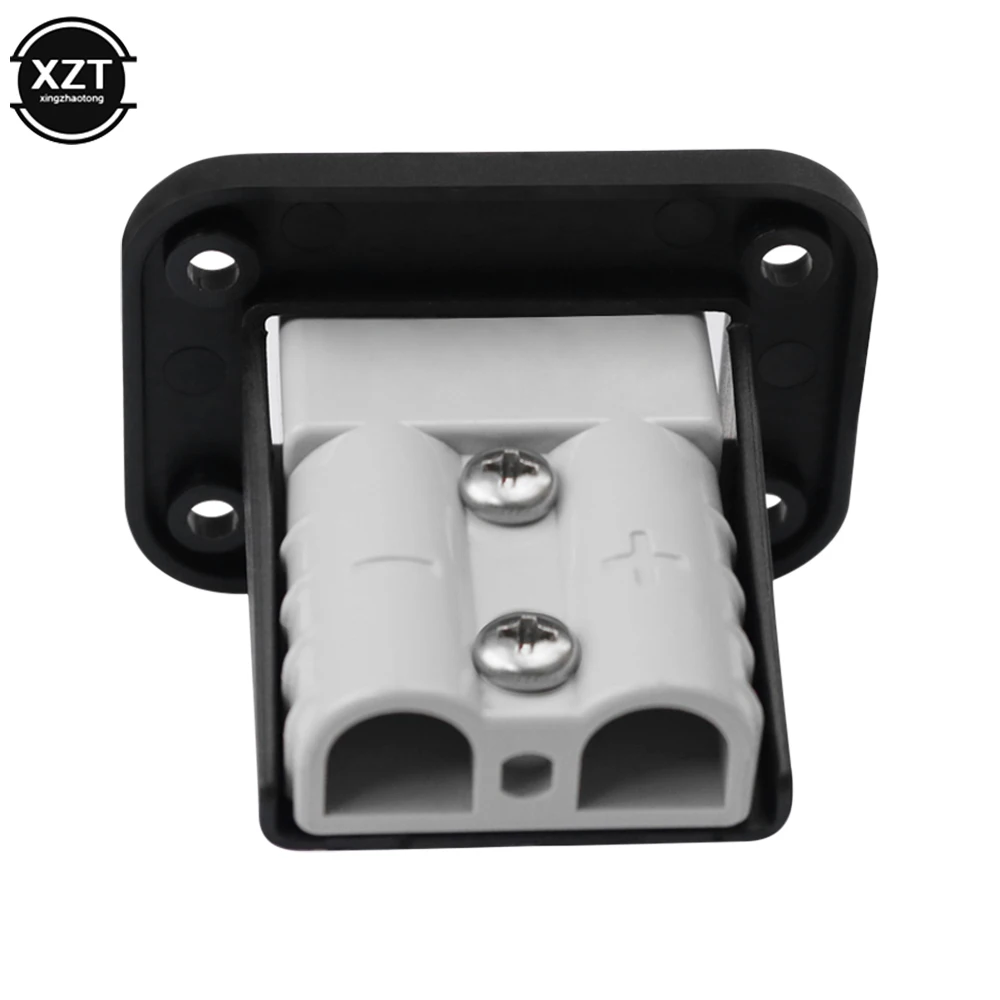 Car Plug Mounting Bracket Car Flush Mount 50 Amp Anderson Plug Mounting Bracket Panel Cover for Caravan Camper Boat Truck