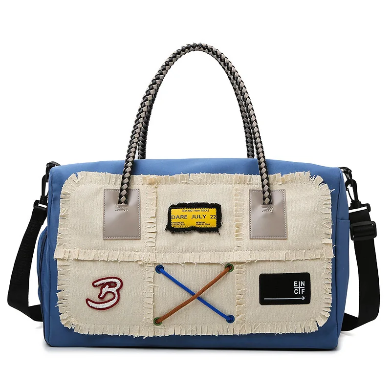 2024 New Travel Women Travel Bags Bag for Women's Leisure Large Capacity, Dry and Wet Separation Fitness Bag Single Crossbody