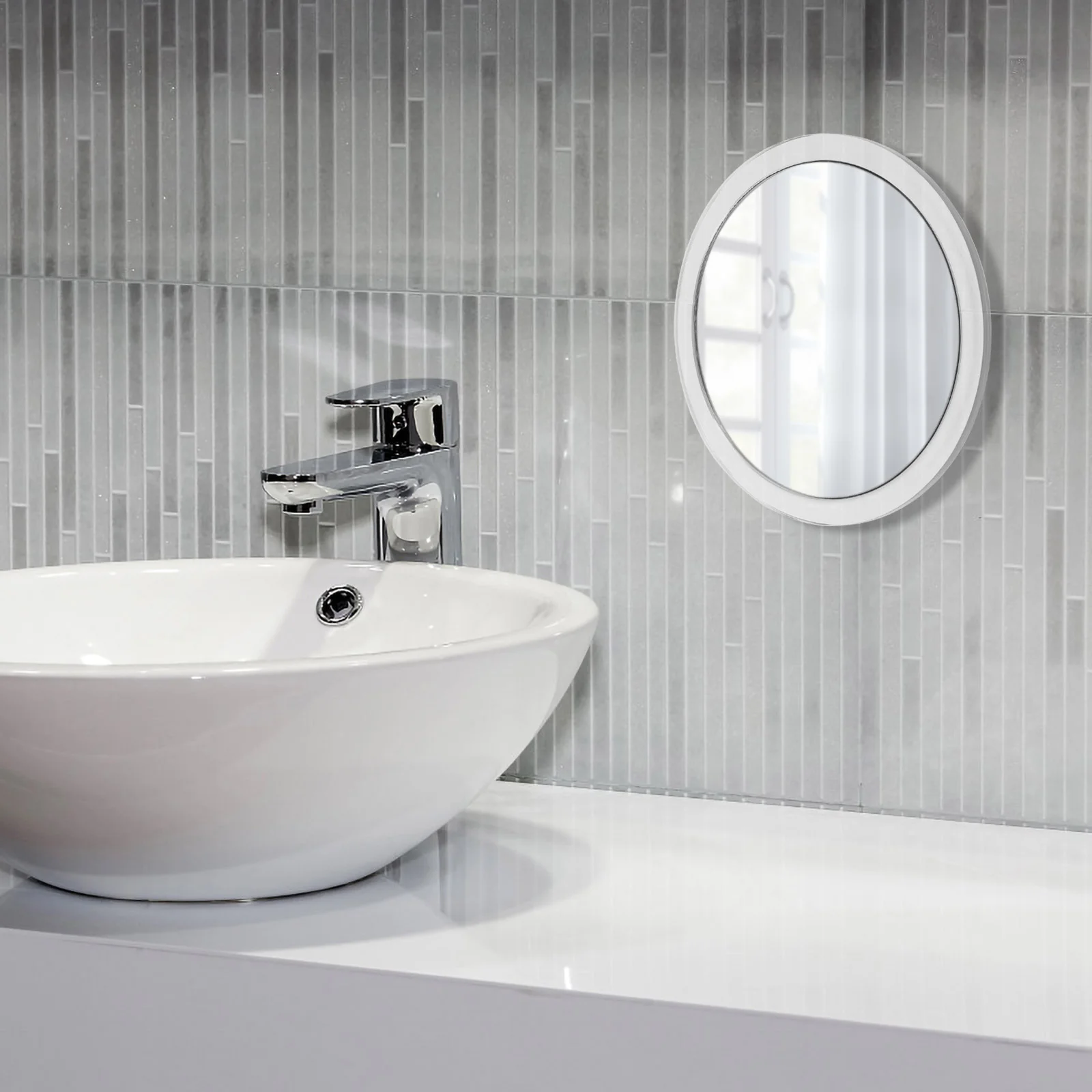Bathroom 15x Magnifying Mirror Magnification with Cup for Wall Magnifying 3