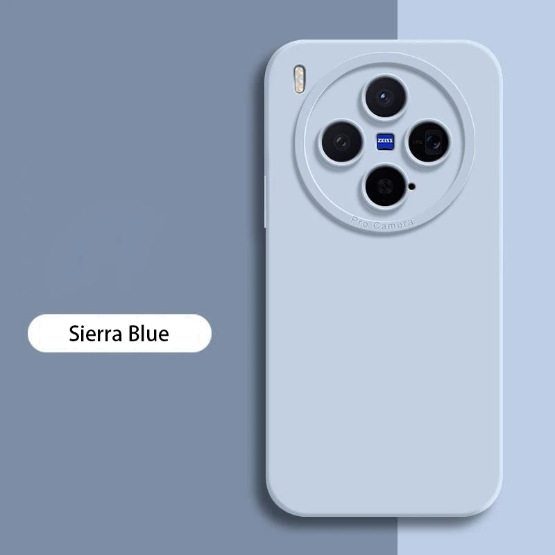 Luxury Camera Protection Phone Case - Soft Liquid Silicone Angel Eye Back Cover