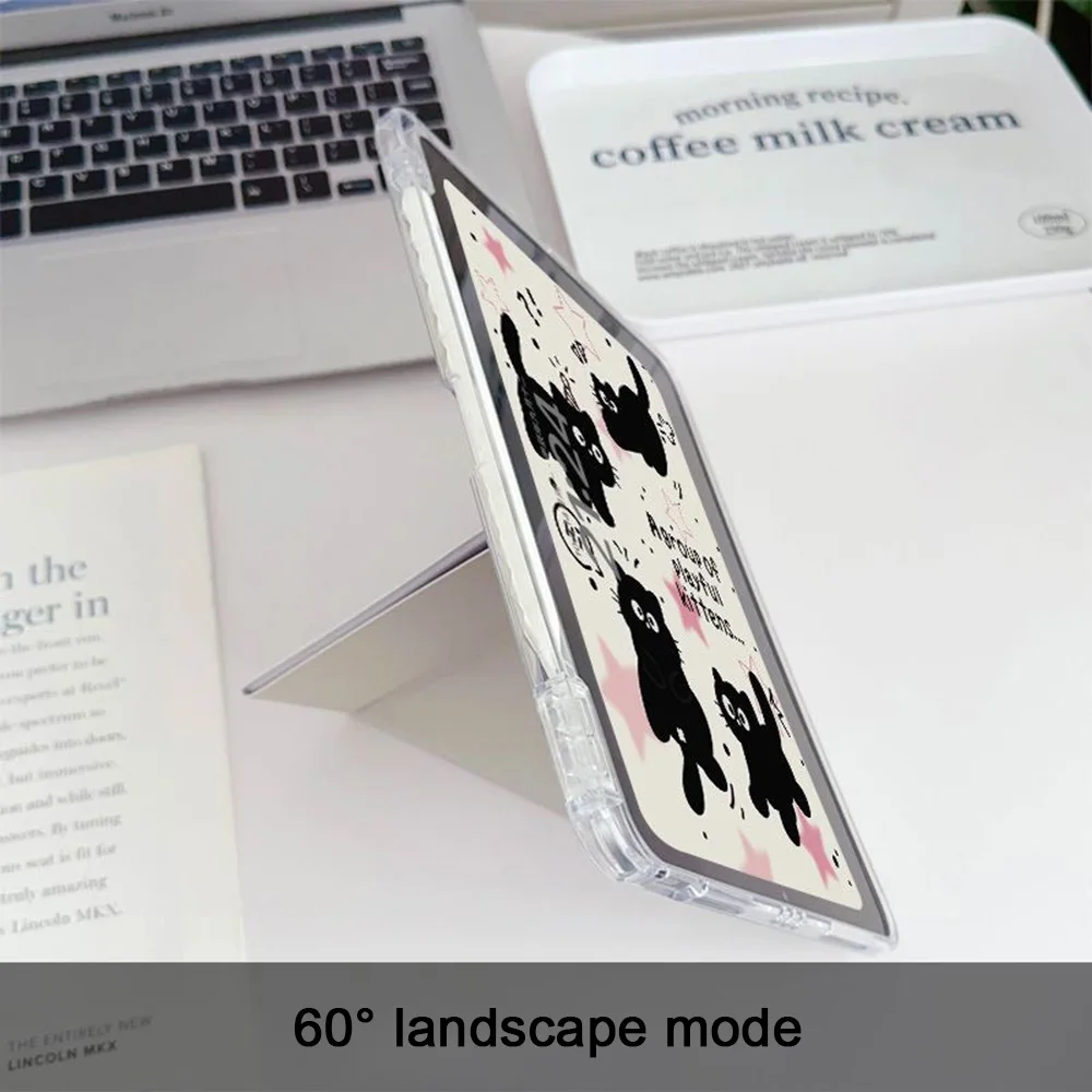 Stylish Tablet Case with Pencil Holder - Cute Design