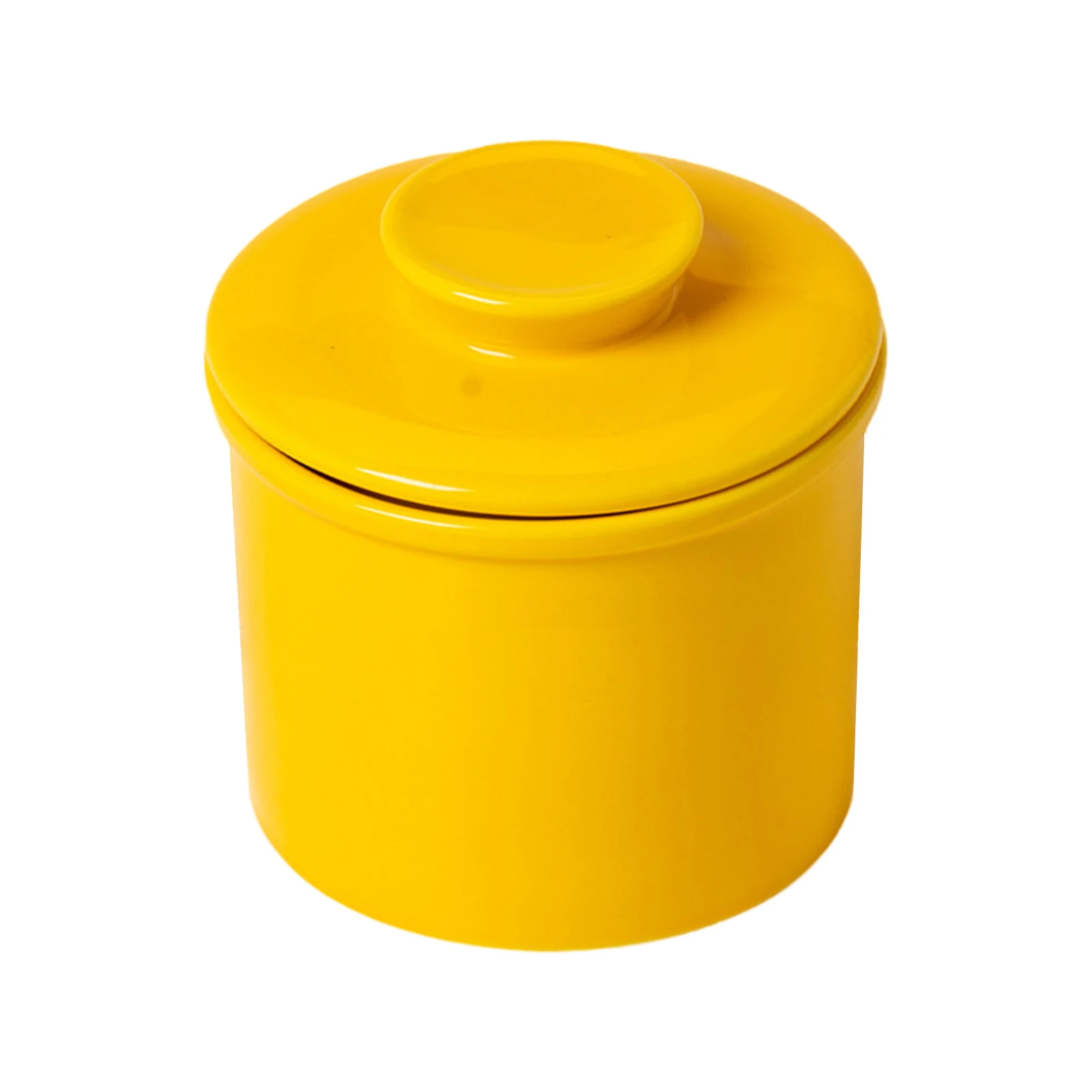French Butter Crock For Counter With Lid, Spreadable Butter Ceramic Bell Style Jar Dish Keeper Holder Jar