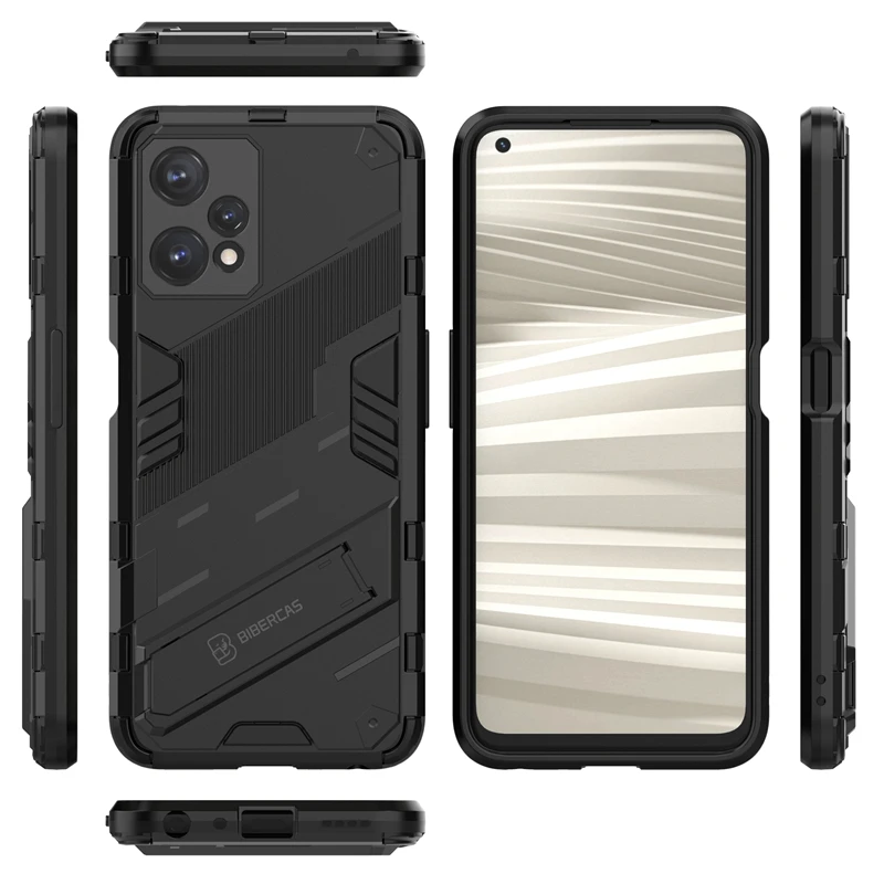 Enhanced Dual-Layer Armor Phone Holder Case with Anti-Knock Protection