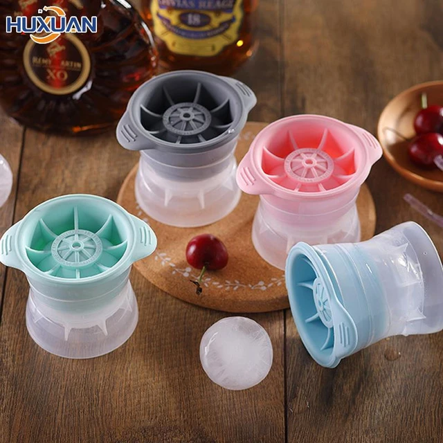 Silicone Sphere Ice Cube Mold Kitchen Stackable Slow Melting DIY Ice Ball  Round Jelly Making Mould