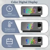 Color 180 ° rotating LED digital projection alarm clock USB electronic ceiling projector alarm clock bedside table clock 3