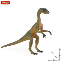 Oenux Jurassic Dinosaur World Action Figures - Eoraptor, Dilophosauridae, Mosasaurus, Velociraptor, T - Rex Toy Set (Dinosaur toy)