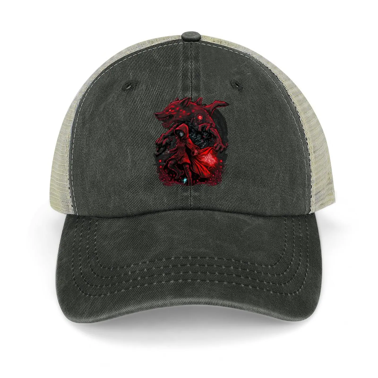 

Scarlet Wolf Girl Cowboy Hat Beach Military Cap Man Hats For Men Women's