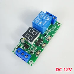 Multifunction Digital LED Display Programmable Delay Timer Relay Module - DC 12V