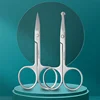 1/2Pcs Makeup Scissors Stainless Steel Eyebrow Nose Hair Scissors Cut Manicure Facial Trimming Small Nail Makeup Beauty Tools 1