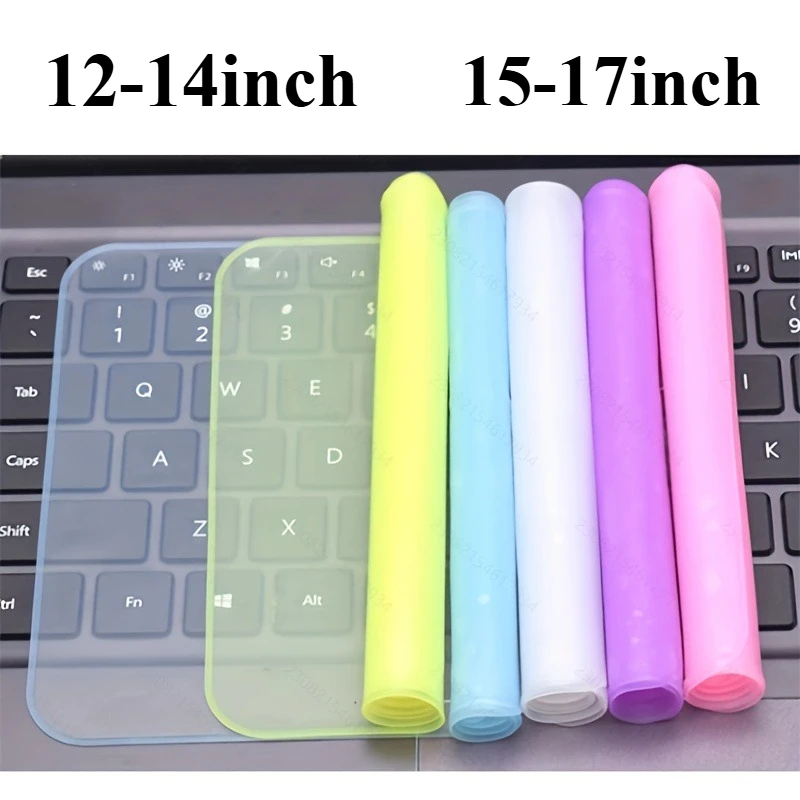 1pc Universal Laptop Keyboard Protector 12-17 Inch Silicone Keyboard Cover 1