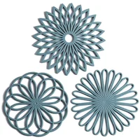 KYCOR-tapis de dessous de plat en Silicone antidérapant et résistant à la température, tampons chauds de cuisine pour plats chauds 3