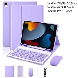 Versatile Wireless Keyboard and Mouse Set with Detachable Protective Cover - Italian (Purple)