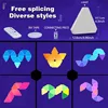 Tuya Smart RGB Quantum Light Bedroom Bedside DIY Decor LED Wall Lamp APP Sound Pickup TV Game Room Music Rhythm Atmosphere Light 2