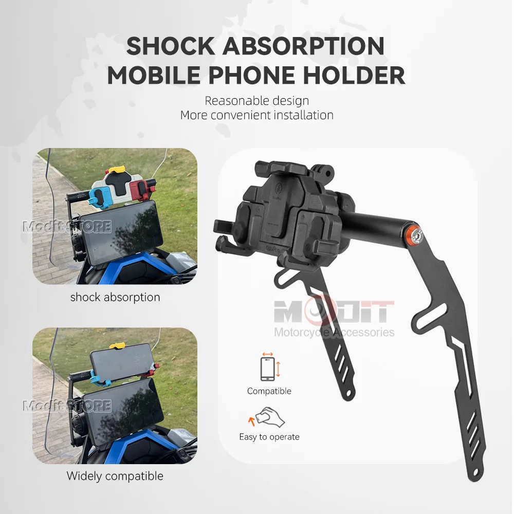 New For ZONTES 368G ZT 368G 2024- Motorcycle Accessories GPS Phone