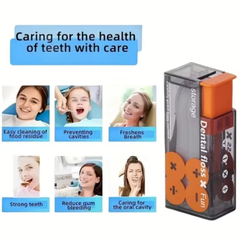 Portable Floss Dispenser Automatic Ejectable Floss Organiser