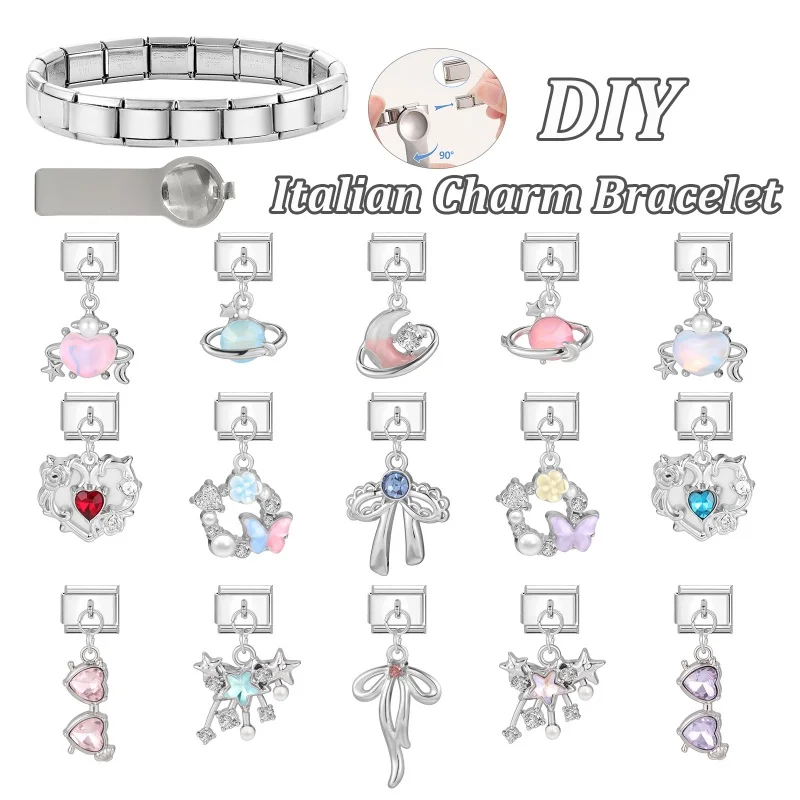 Moon Star Bracelet Stainless Steel