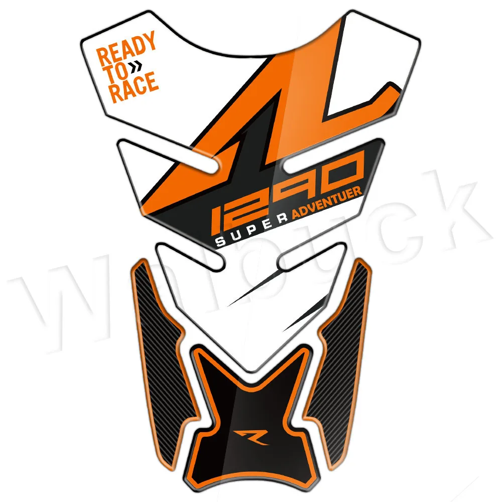 KTM 1290 Duke Adventure Super ADV 1290 용 3M 오토바이 연료 탱크 스티커, 가스 커버 보호대, 데칼 액세서리, 방수