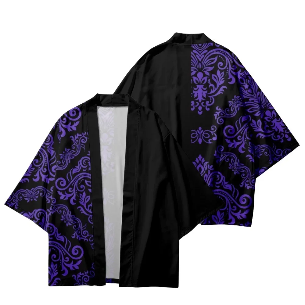 Fashion Streetwear Print Traditional Kimono Casual Men Women Cardigan Cosplay Shirts Harajuku Japanese Samurai Oversized Haori japanese kimono,japanese kimono cardigan,japanese kimono shirt