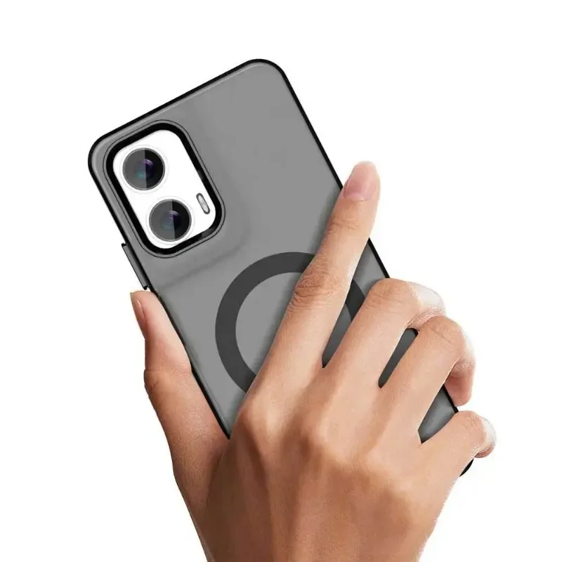 Magnetic Shockproof Candy Case with PC + TPU Bumper
