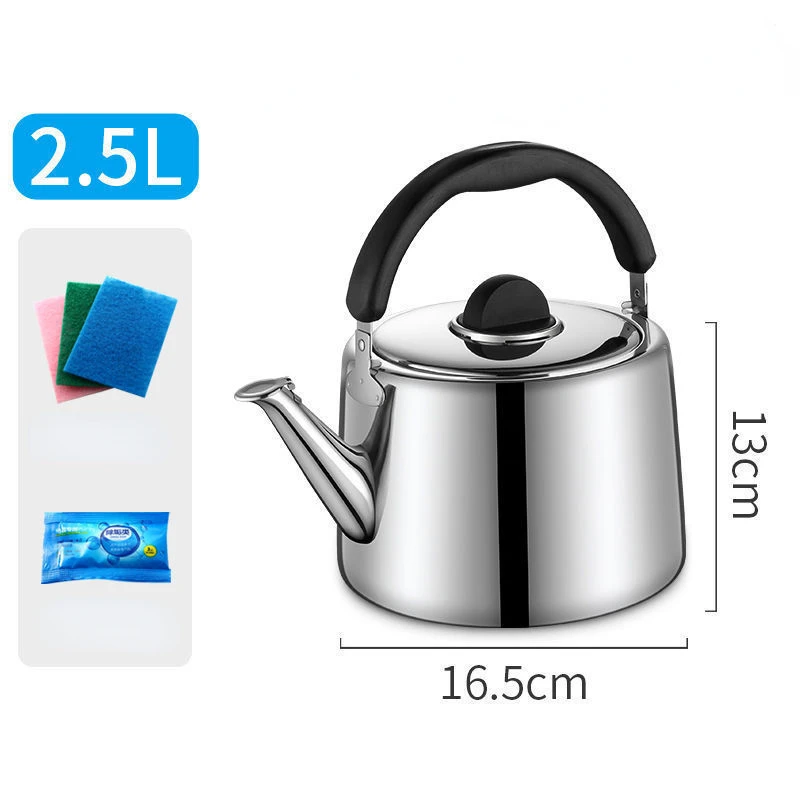 Stainless Steel Kettle Thickened Gas Stove Kettle Large Capacity