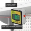 Digital Protractor Laser USB Inclinometer 360° Level Angle Finder High Precision Goniometer Magnet Tilt Measuring Tools 1