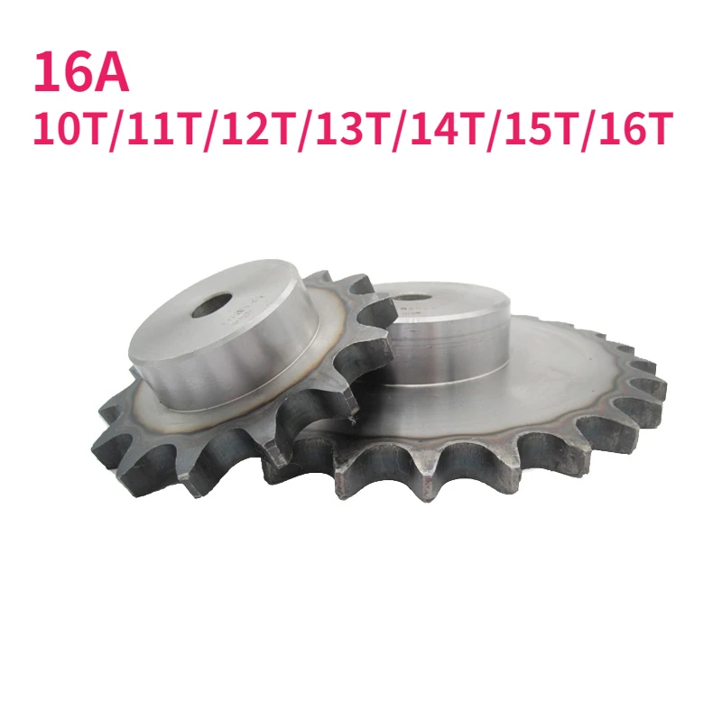 

1pcs 16A Chain Gear A3 Steel 10T/11T/12T/13T/14T/15T/16T Teeth