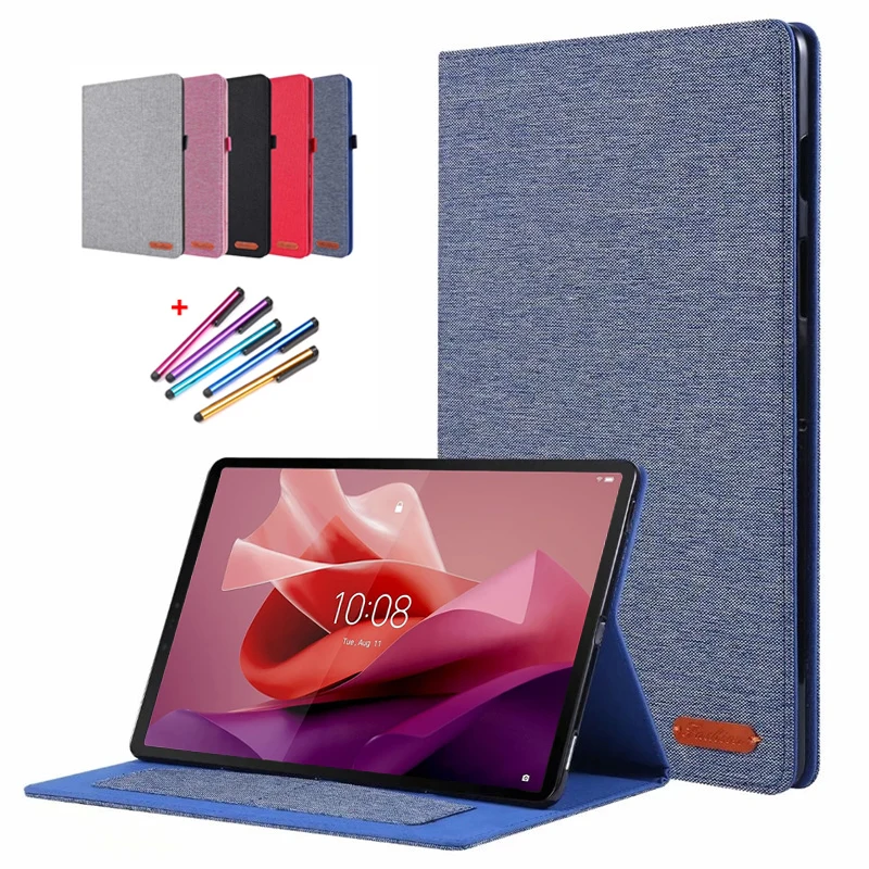 Per Xiaoxin Pad Pro 12 7 Custodia 2023 Soft Cowboy Stand Flip Cover Per Lenovo 12 7 Custodia Per Lenovo P12 Xiaoxin Pad Pro 12.7 Cover