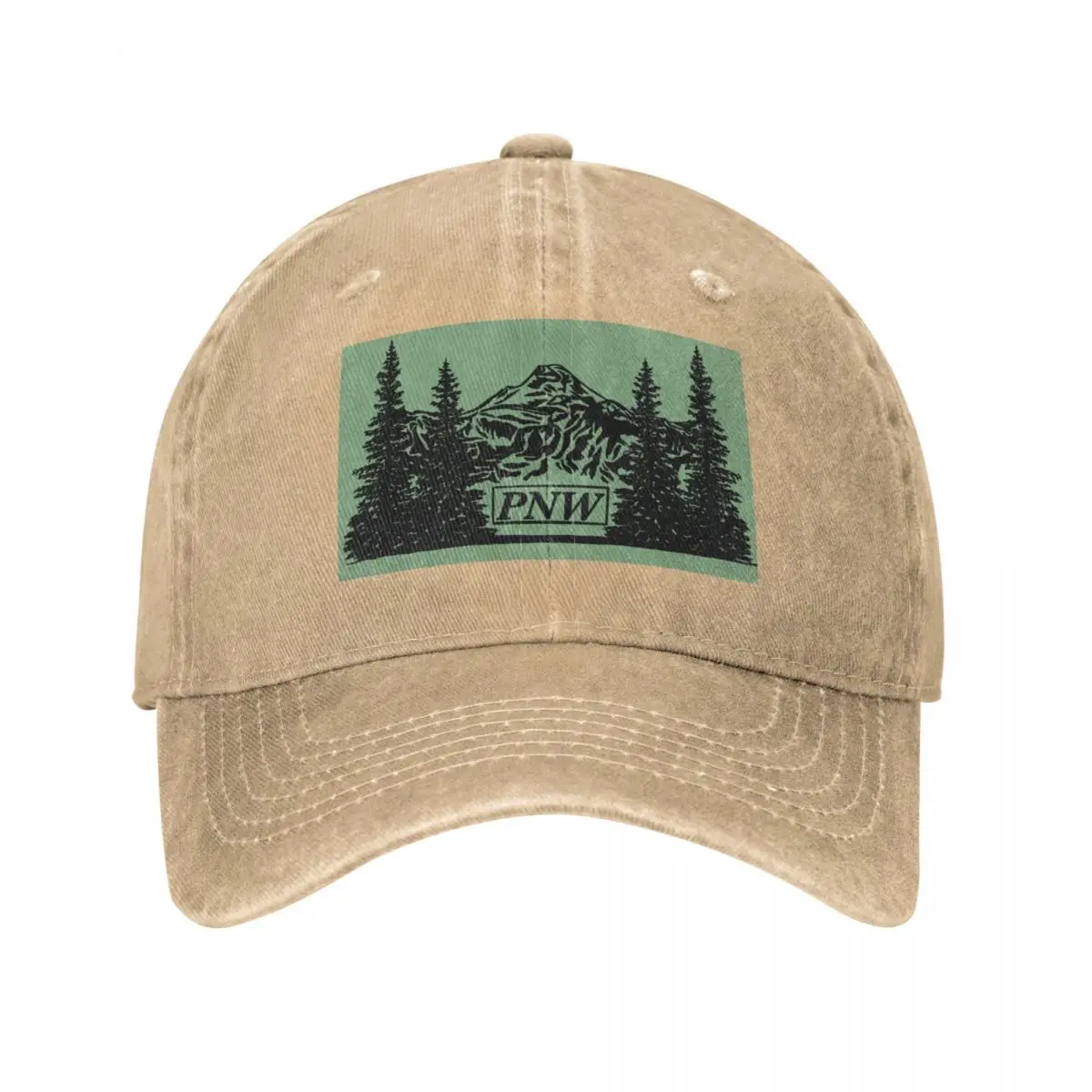 

Pacific Northwest Hiking Mountain Landscape Cap Cowboy Hat beach wild ball hat Military cap man hats for men Women's