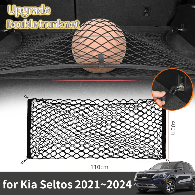 Para Kia SELTOS SUV 2019 2020 2021 KX3, Cubierta De Cuero Para Volante De Coche Deportivo, Accesorios Para Automóviles
