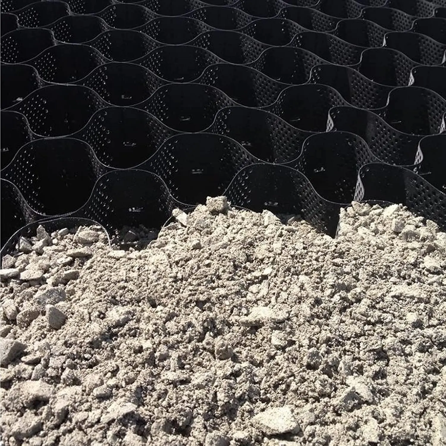 HDPE Honeycomb Geocell Permeable Pavers 2" Thick Ground Paver Geocell Grid Paver 8.2&prime;*13.1&prime; Gravel Grid Home Garden