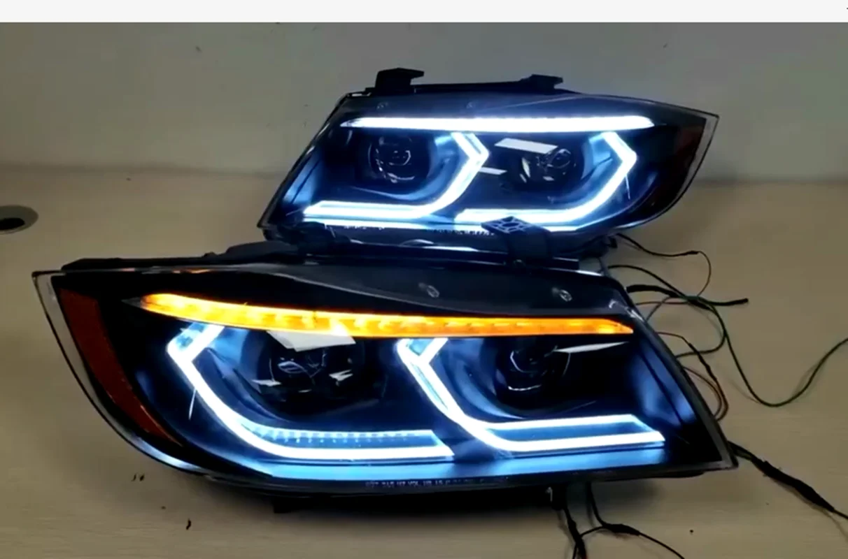 2pcs Car accessories headlight assembly for BMW 3 series e90 200512