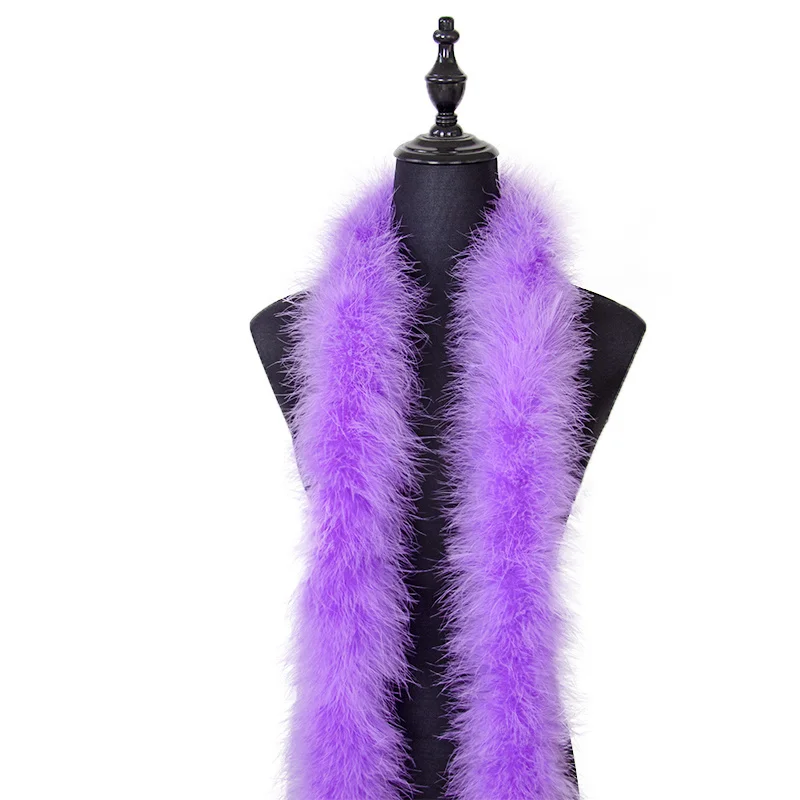 50g Fluffy Soft Feather Boa Natural Turkey Feather Boa 2m Wedding Dress