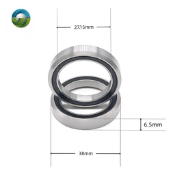 Premium Bike Headset Bearings - 2 Pack, 27.15x38x6.5mm, Angular Contact - MH - P16       40x52x7