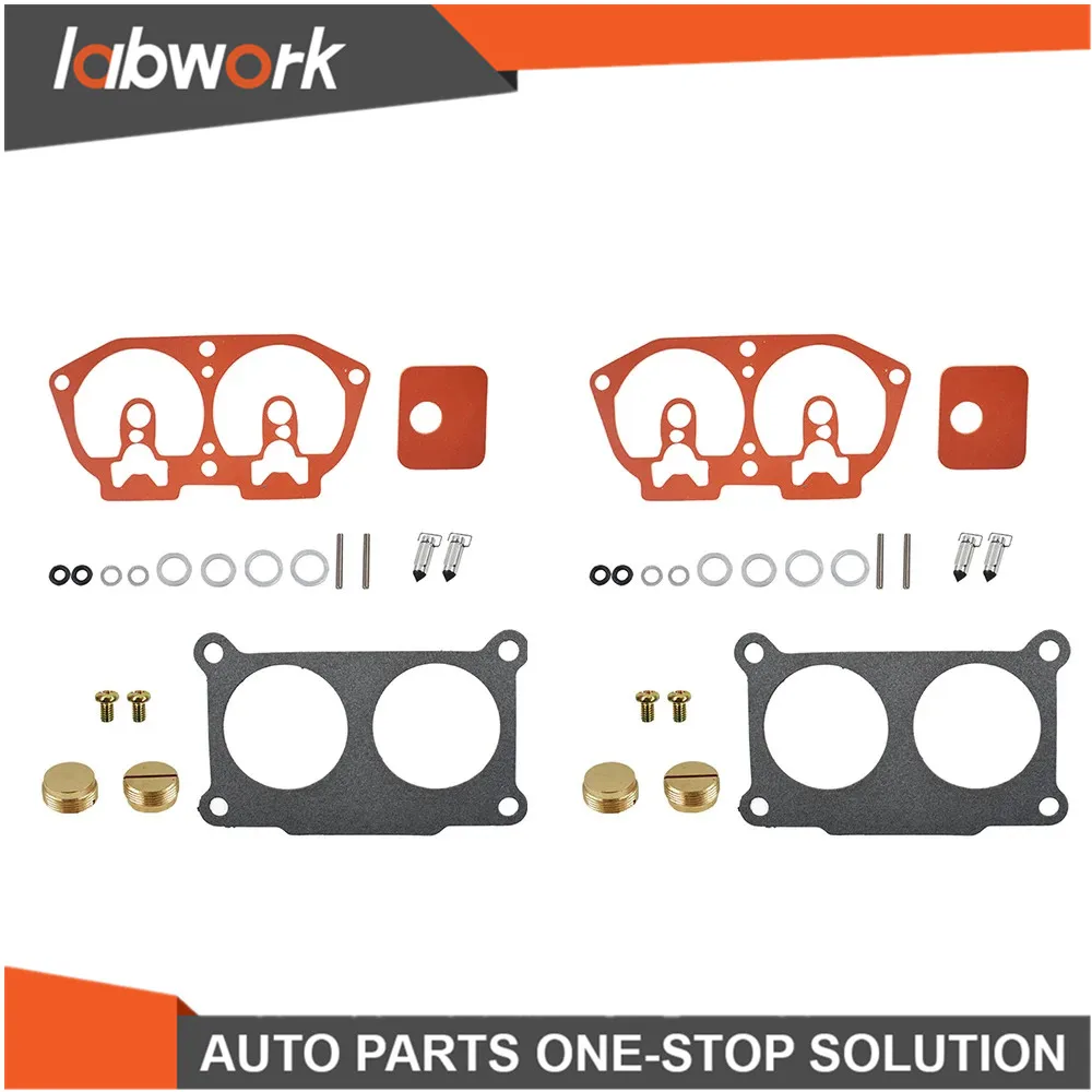 2PCS YAMAHA Outboard V-4 Carb Carburetor Rebuild Kit 115 130 HP 1986-1995