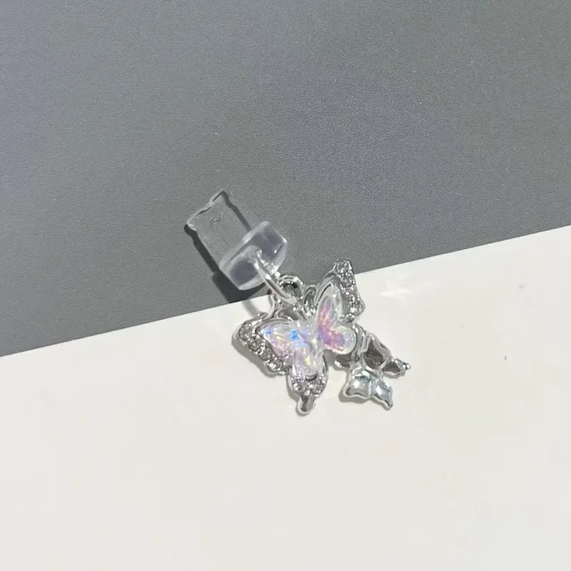 الهاتف المحمول الغبار التوصيل قلادة فراشة جديدة مع...