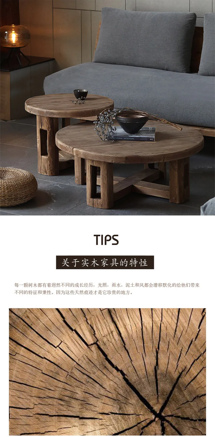 Modern Luxury Coffee Table Industrial Aesthetic Cheap Unique Moving Coffee Table Writing Center Wood Mesa Auxiliar Furniture