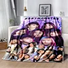 Kpop Baby Monster Throw Blanket Girl Group Sofa Bedding Soft Flannel Blanket Home Living Room Decor 2