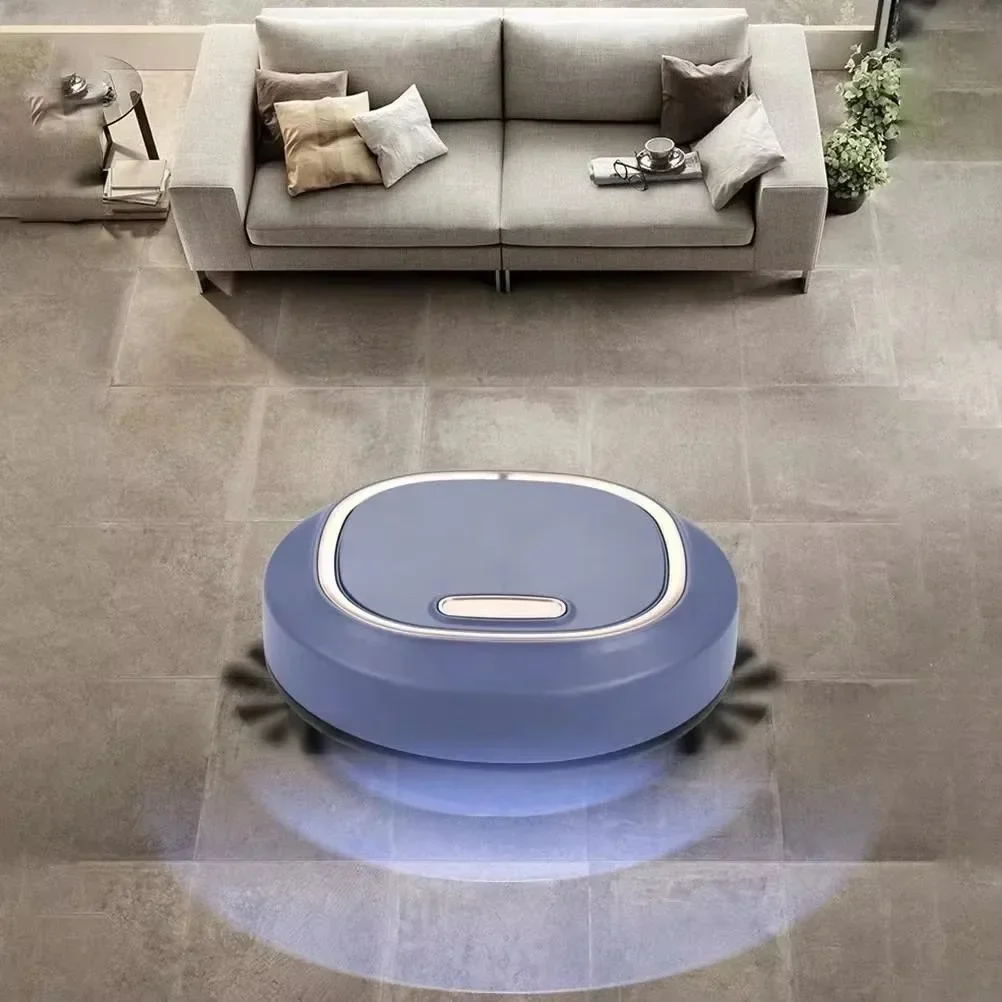 2024 NEW USB Wireless Vacuum Cleaner Robot 3 In 1 Sweeping Mopping Household Cleaning Robot Floor Carpet Sweeper Dust Collector 6