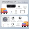 18000 BTU Wifi Enabled Mini Split Air Conditioner & Heater, 21 SEER2 208-230V Inverter AC Unit Cools up to 1250 Sq. Ft. 6