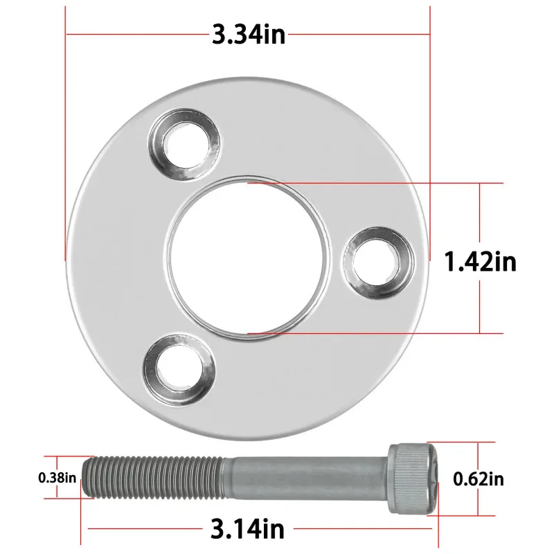 Подъемный адаптер для Yamaha 5,3 V8, 4,2 V6, F200B, F115B, F425, MT0025 и Non-Verado Mercury (1,5 дюйма x16) (art.: 3920c699b5986) - 3920c699b5986