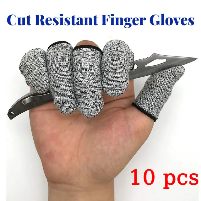 Anti-Cut Finger Cover Finger Protector Sleeve Level 5 High-strength Safety  Anti Cut Fingertip Gloves Kitchen Tools