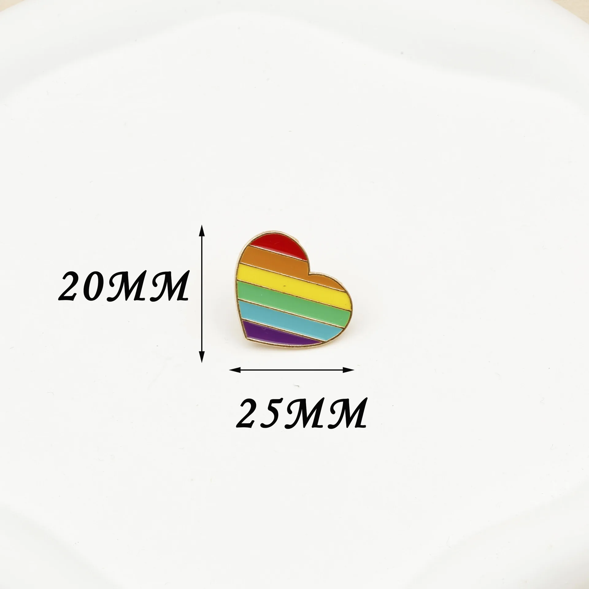 Rainbow Enamel Lapel Pins for Men and Women