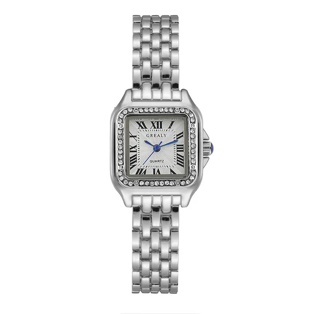 Femmes montre lumière marque de luxe affaires or acier inoxydable dames mode montres à Quartz femme horloge Bracelet montre-Bracelet 6